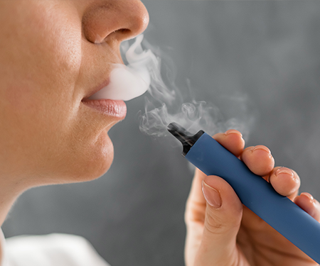 Inhalation indirecte ou tirage serré